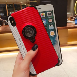 Auto Focus Luxury Phone Case With Stand (iPhone Only)