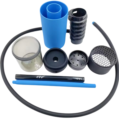 Portable Hookah Set with Complete Accessories - Perfect for Car Travel